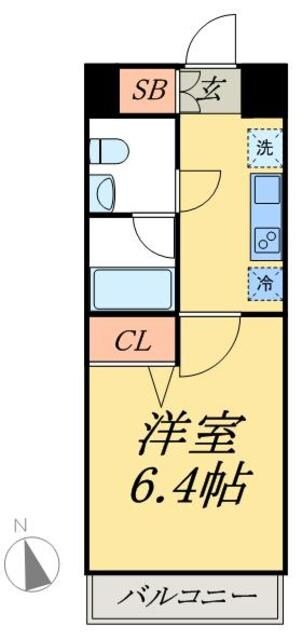 AZEST四つ木の物件間取画像