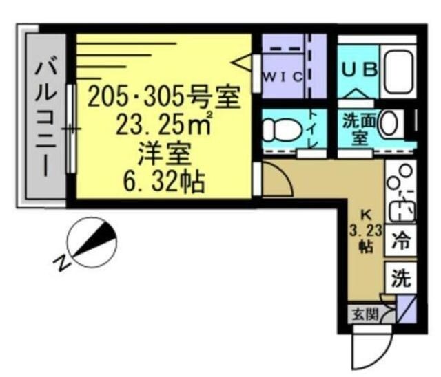 カクタス高砂の物件間取画像