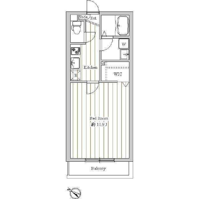 エルスタンザ渋谷本町の物件間取画像