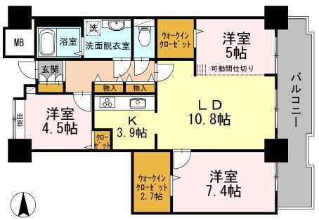 品川シーサイドビュータワー1の物件間取画像