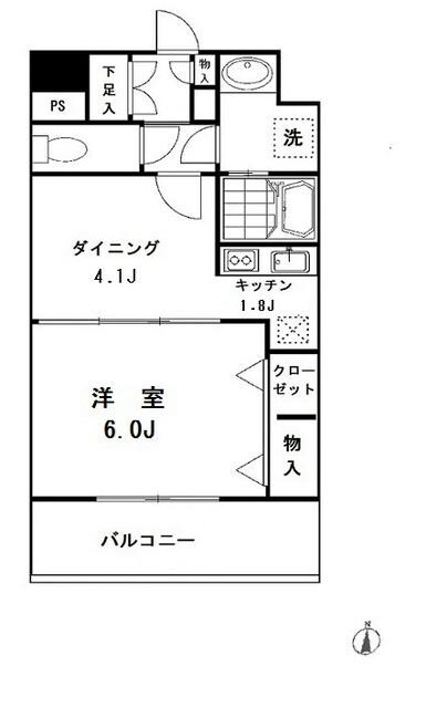 セレーネ自由が丘の物件間取画像