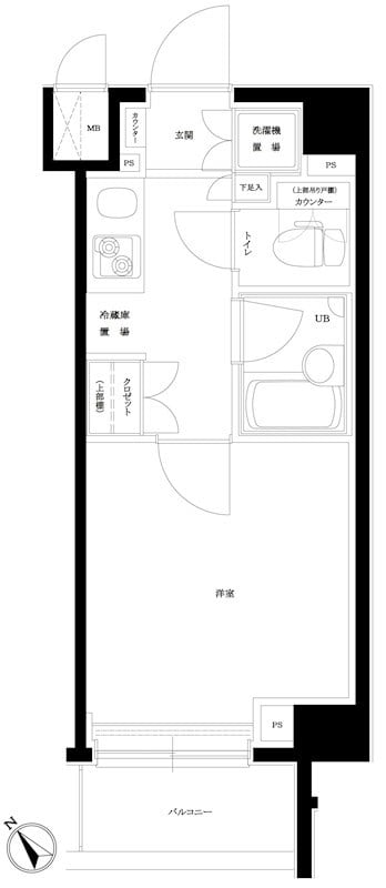 ルーブル目黒不動前の物件間取画像