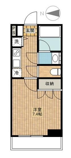 プロスペクト大森海岸の物件間取画像