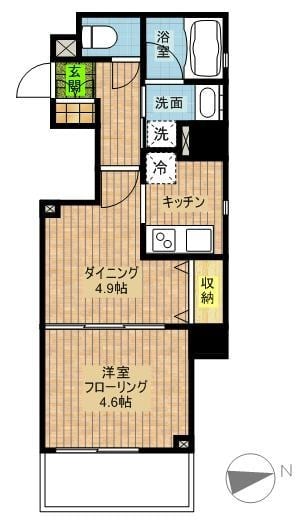 クリオ戸越銀座壱番館の物件間取画像