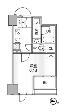 東神田テラスレジデンスの物件間取画像