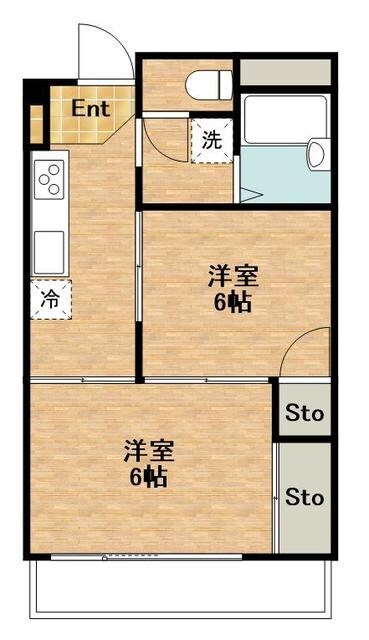 ウエストコーポ上野毛の物件間取画像