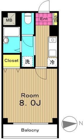 パークテラス参宮橋の物件間取画像