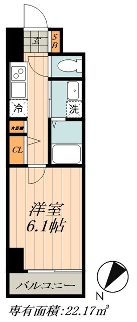 アヴァンティーク銀座２丁目弐番館の物件間取画像