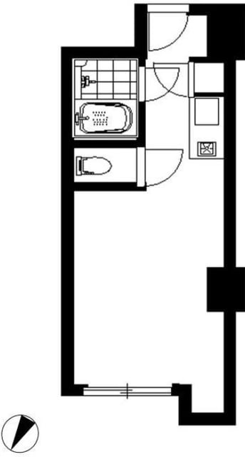 シャルマン築地明石町の物件間取画像