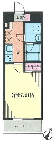 ソレイユ森下の物件間取画像