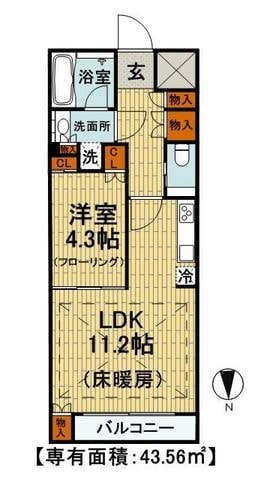 パトリス神保町の物件間取画像