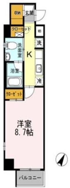 カスタリア神保町の物件間取画像