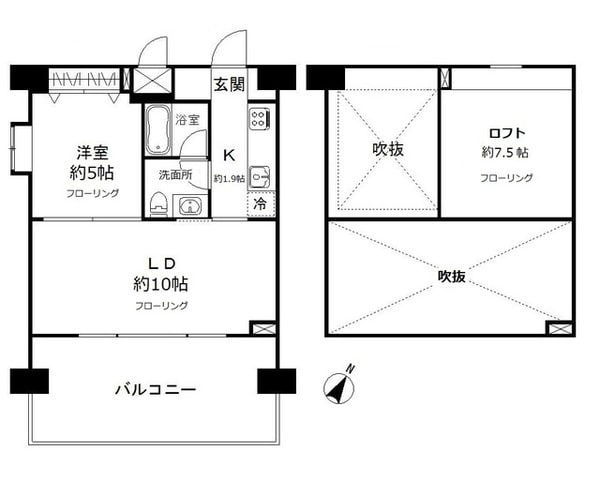 フォレシティ豊洲の物件間取画像