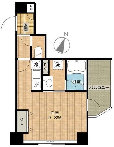 クリオ戸越銀座弐番館の物件間取画像