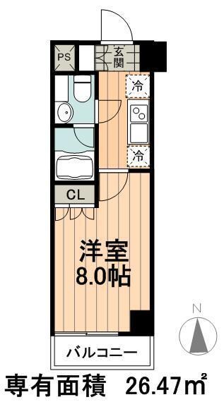 パークアクシス清澄白河の物件間取画像