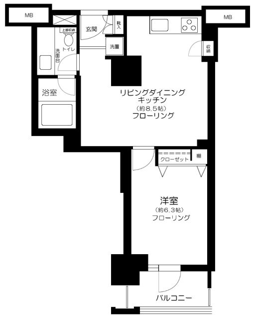 レグノ・セレーノの物件間取画像