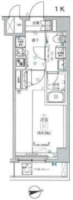 パティーナ住吉Duoの物件間取画像