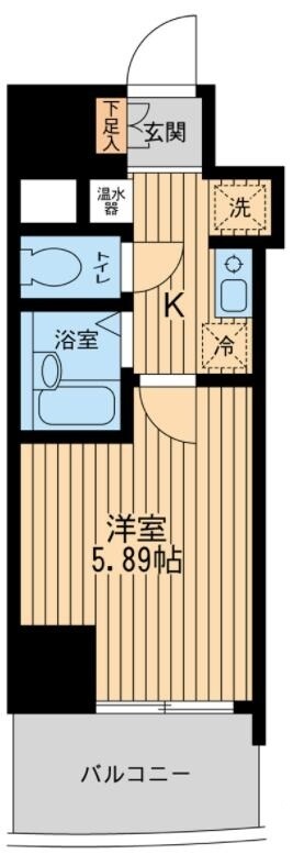 ウィルテラス西大島の物件間取画像