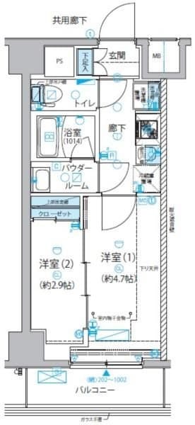 メインステージ南砂町の物件間取画像