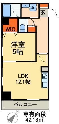 クオーレ浅草の物件間取画像