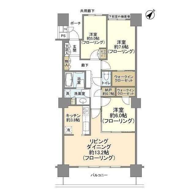 シティタワー品川　東棟の物件間取画像