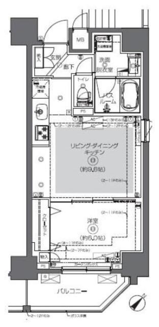 ZOOM日本橋馬喰町の物件間取画像