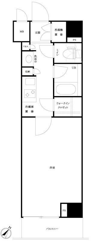 ルーブル浜松町の物件間取画像