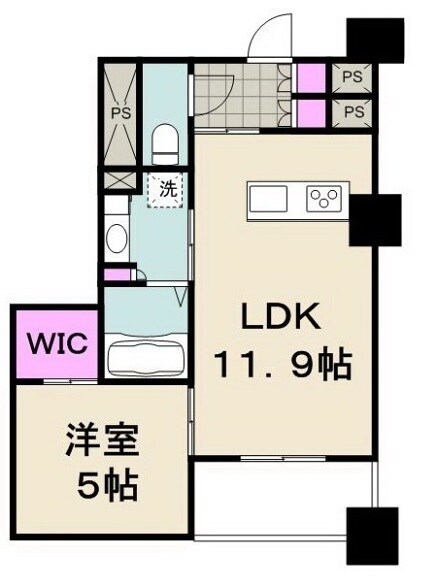 コンフォリア新川の物件間取画像