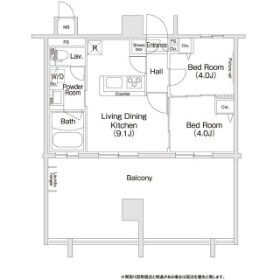 コンフォリア新宿の物件間取画像