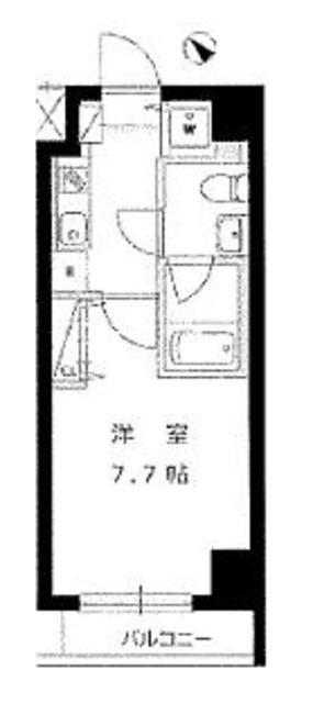 ハーモニーレジデンス田町の物件間取画像