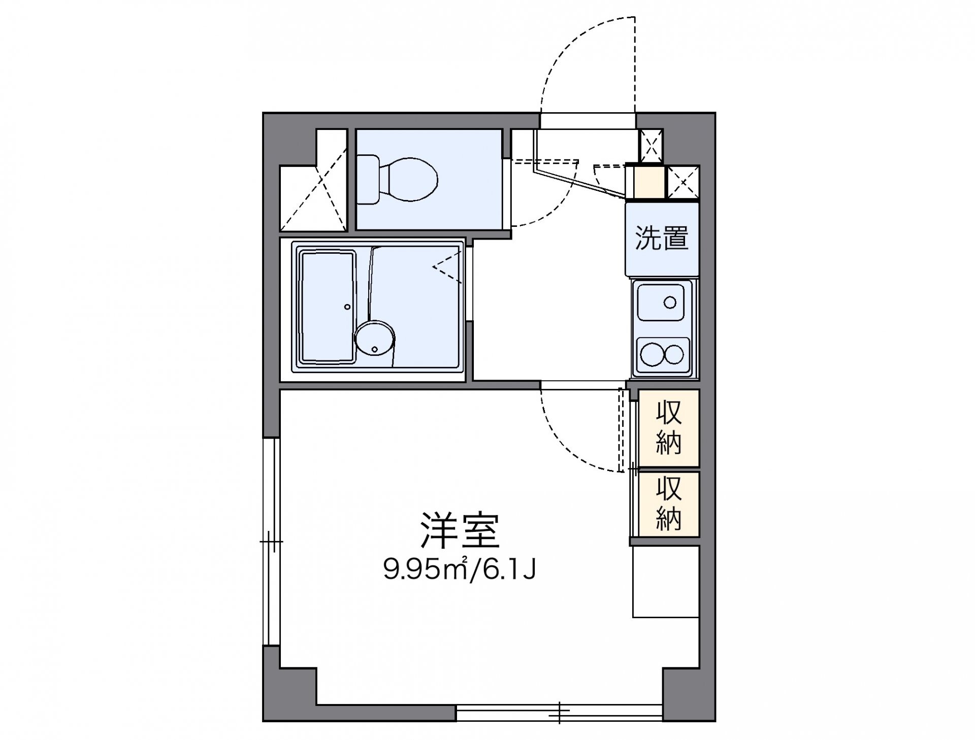 レオパレス木場公園の物件間取画像