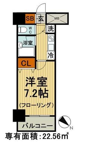 KDX岩本町レジデンスの物件間取画像