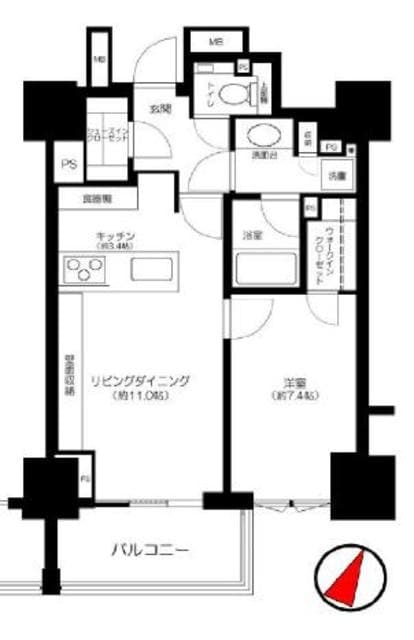 プレミスト六番町の物件間取画像