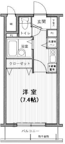 グランド・ガーラ日本橋の物件間取画像