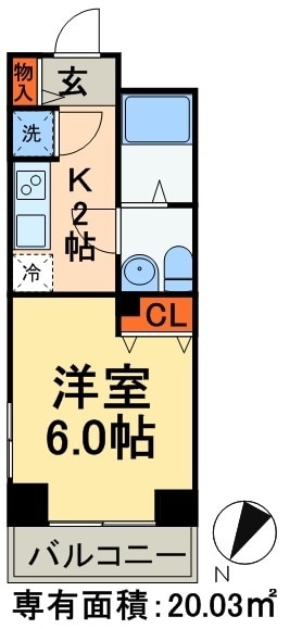 レジディア日本橋人形町IIの物件間取画像