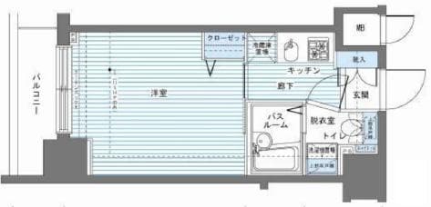 レジディア銀座東の物件間取画像