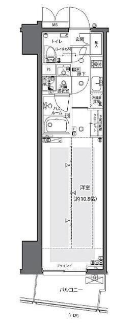 ZOOM都庁前の物件間取画像