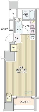 アネーロ銀座の物件間取画像