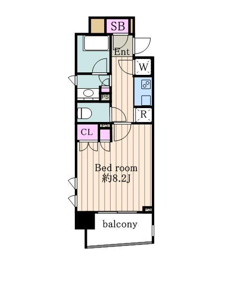 コクヨーレ日本橋の物件間取画像