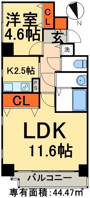 グラントゥルース神田岩本町の物件間取画像