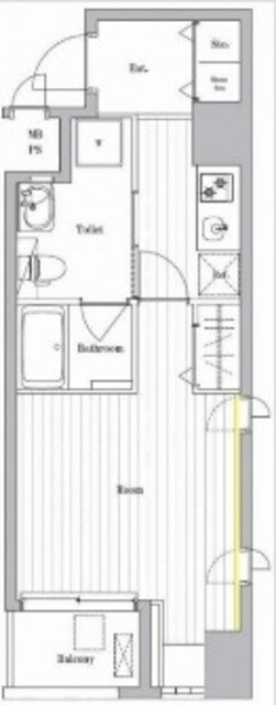 ニューシティアパートメンツ新川IIの物件間取画像