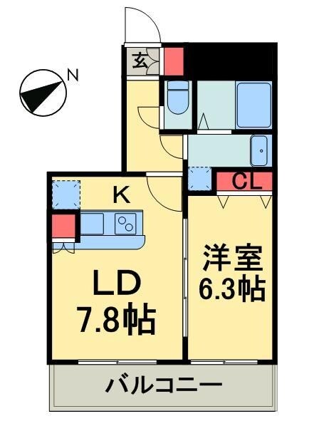グランド・ガーラ日本橋茅場町の物件間取画像