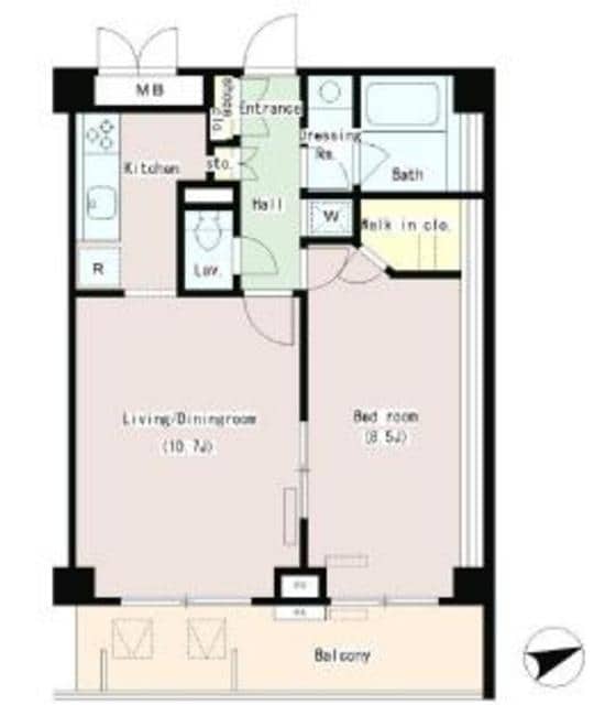 パークプレイス三田の物件間取画像