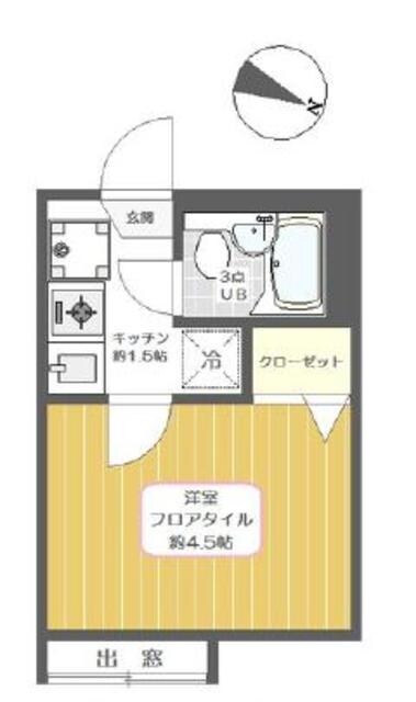 パレス新小岩の物件間取画像