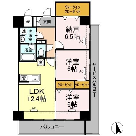 TEC Residenceの物件間取画像