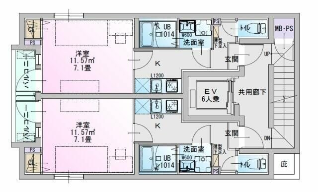 エグレットヒルの物件間取画像