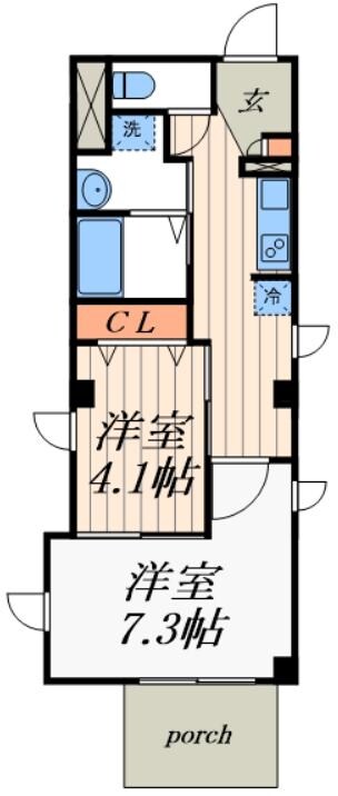 メゾンさくらの物件間取画像