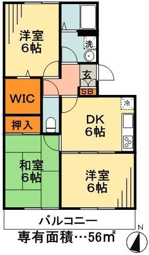 リヴィエールの物件間取画像