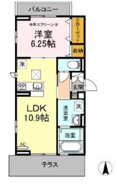 ビバーチェの物件間取画像