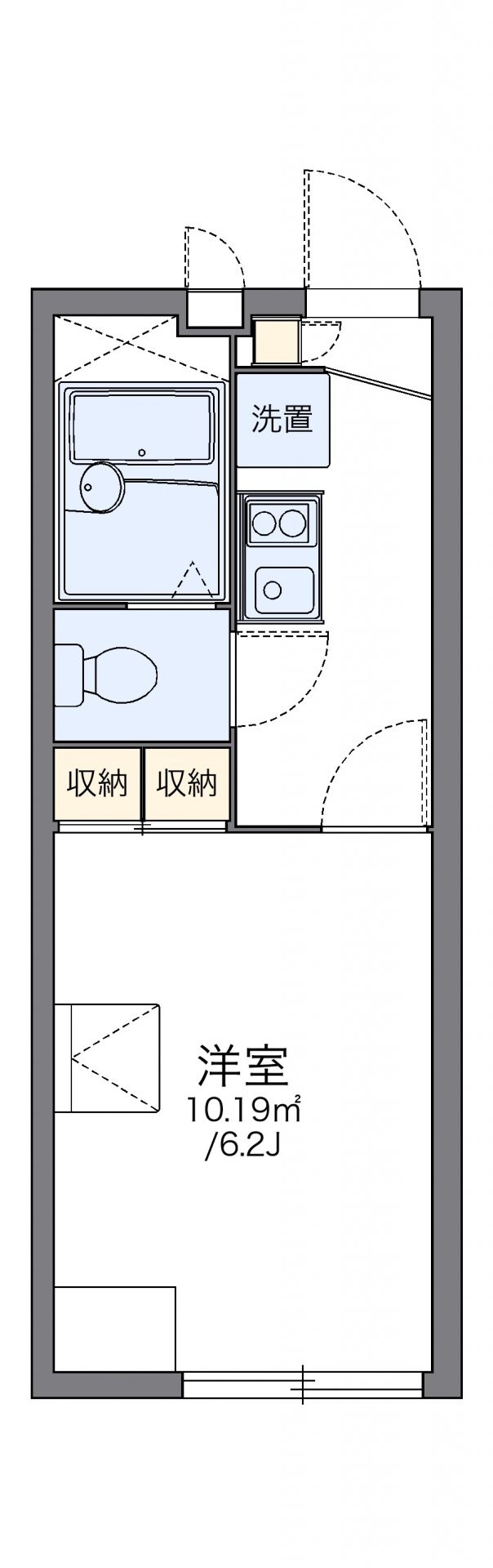 レオパレス船堀の物件間取画像